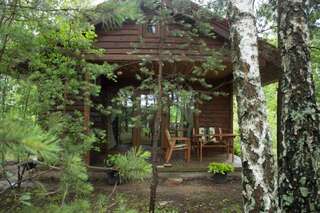 Лоджи Cozy remote cabin on a lakeshore Kučiūnai Семейный номер с террасой-4